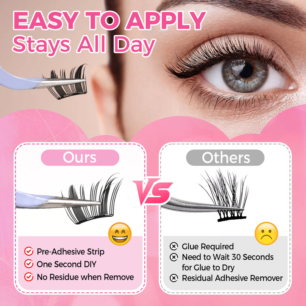 JINYANHUA Self-Stick Lashes - Little Hyacinth