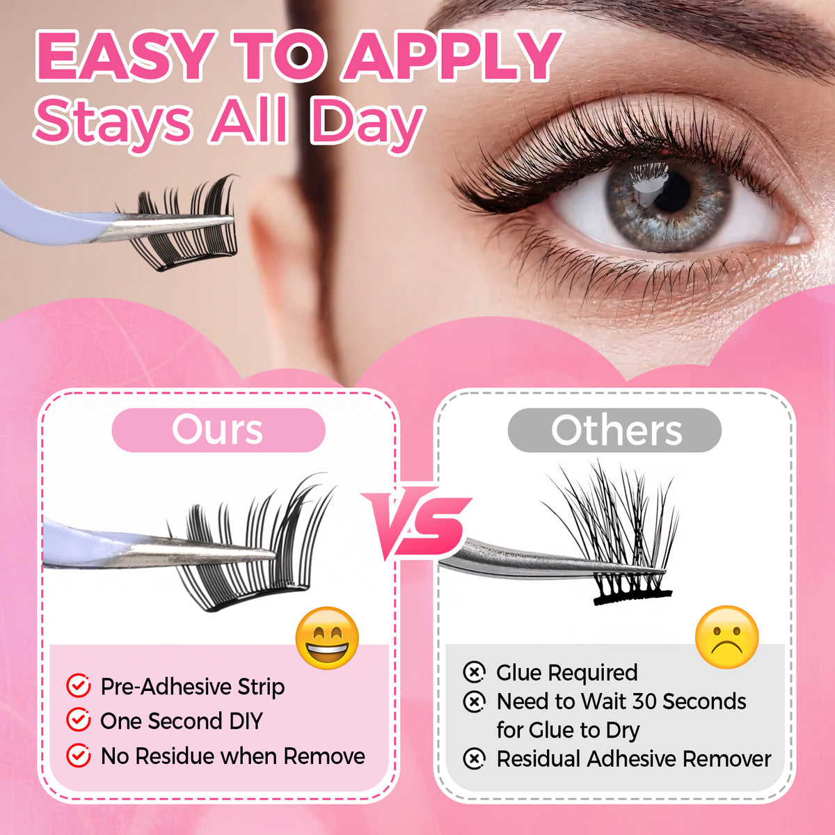JINYANHUA Self-Stick Lashes - Little Hyacinth