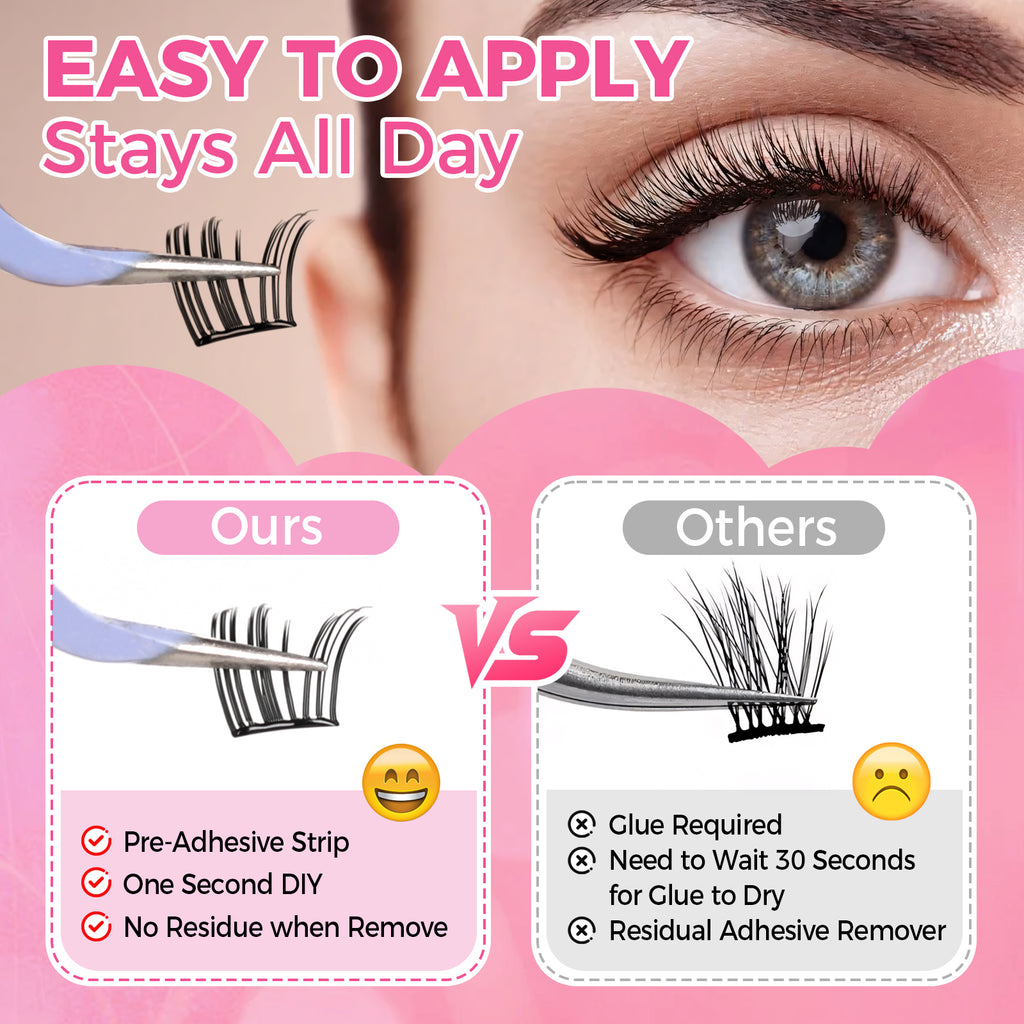 JINYANHUA Self-Adhesive Eyelashes - Wind Chime