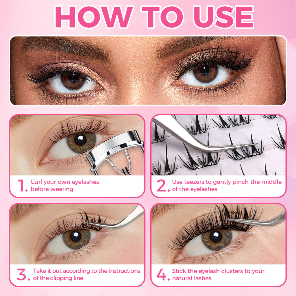 JINYANHUA Self-Stick Lashes - Little Deer Lash