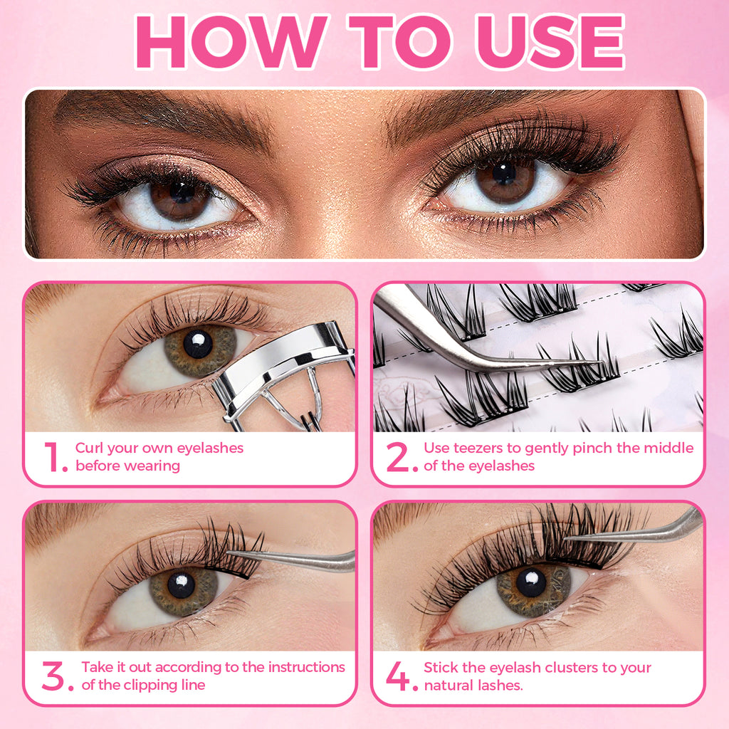JINYANHUA Self-Stick Lashes - Small Daisy