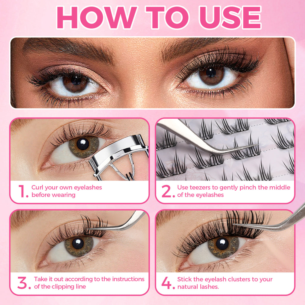 JINYANHUA Self-Stick Lashes - Dandelion