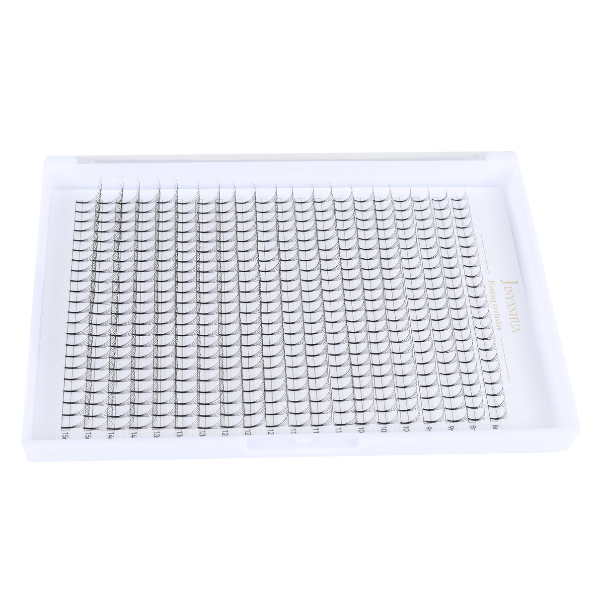 JINYANHUA 5D Mixed Length 0.1mm Thick Long Stems Large Capacity