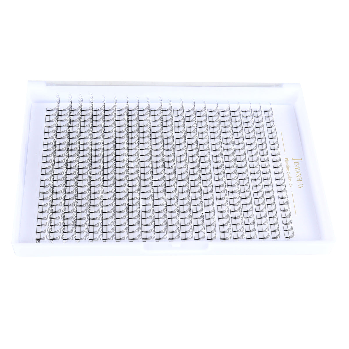 JINYANHUA 5D Mixed Length 0.1mm Thick Short Stems Large Capacity