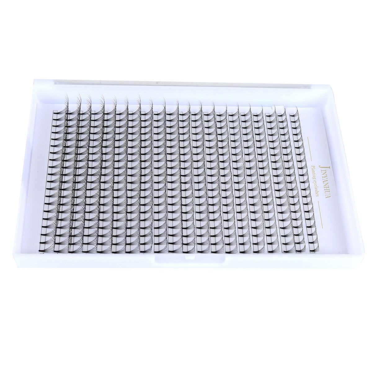 JINYANHUA 8-15mm Mixed Long & Short Stalks 0.07mm 10D Flat Tip Large Capacity