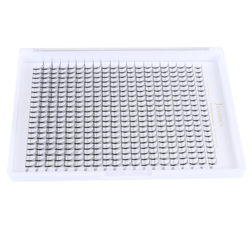 JINYANHUA 8-15mm Mixed Long Stems 0.07mm 8D Large Capacity