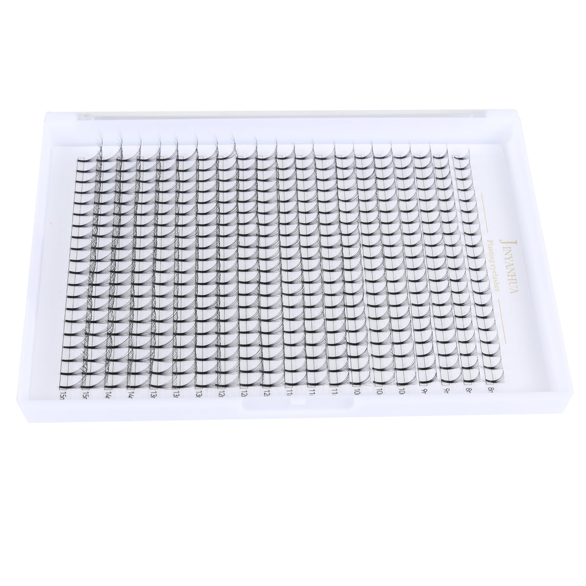 JINYANHUA 8-15mm Mixed Long Stems 0.07mm 8D Large Capacity