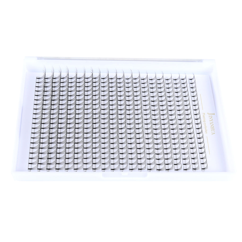 JINYANHUA 8-15mm Mixed Long & Short Stalks 0.07mm 7D Flat Tip Large Capacity