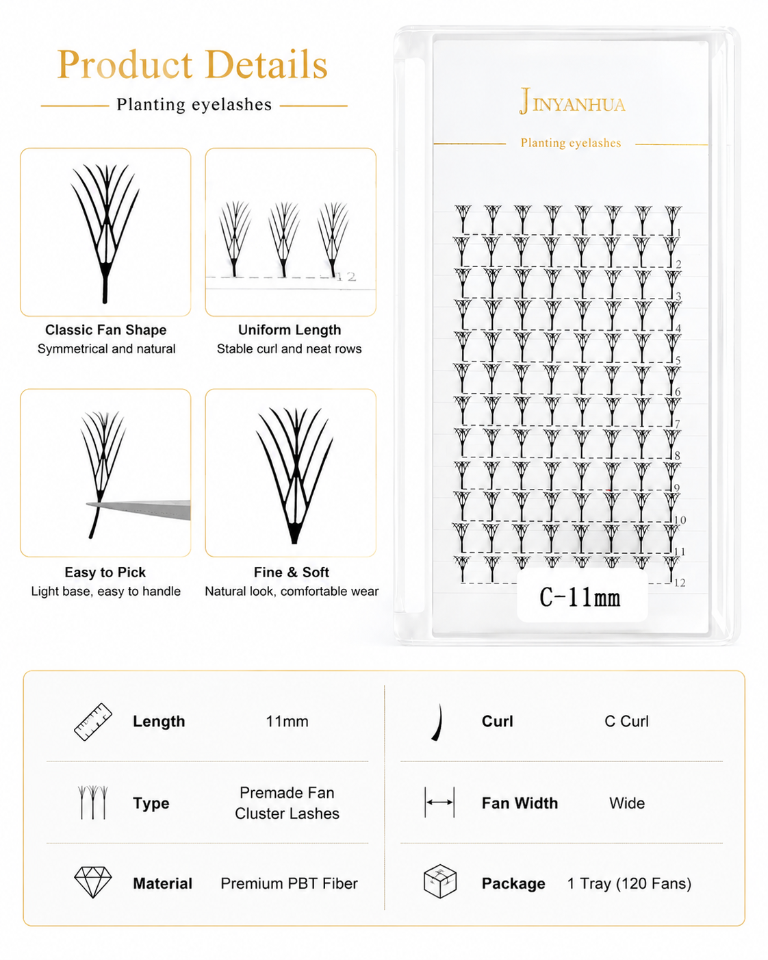 JINYANHUA Laser Print-Sparrow Feather