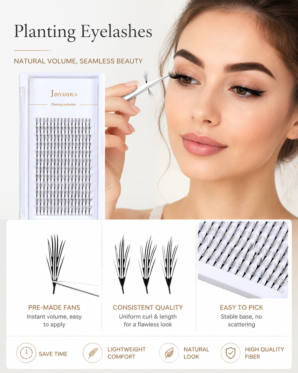 JINYANHUA Laser Print-Fine Feather