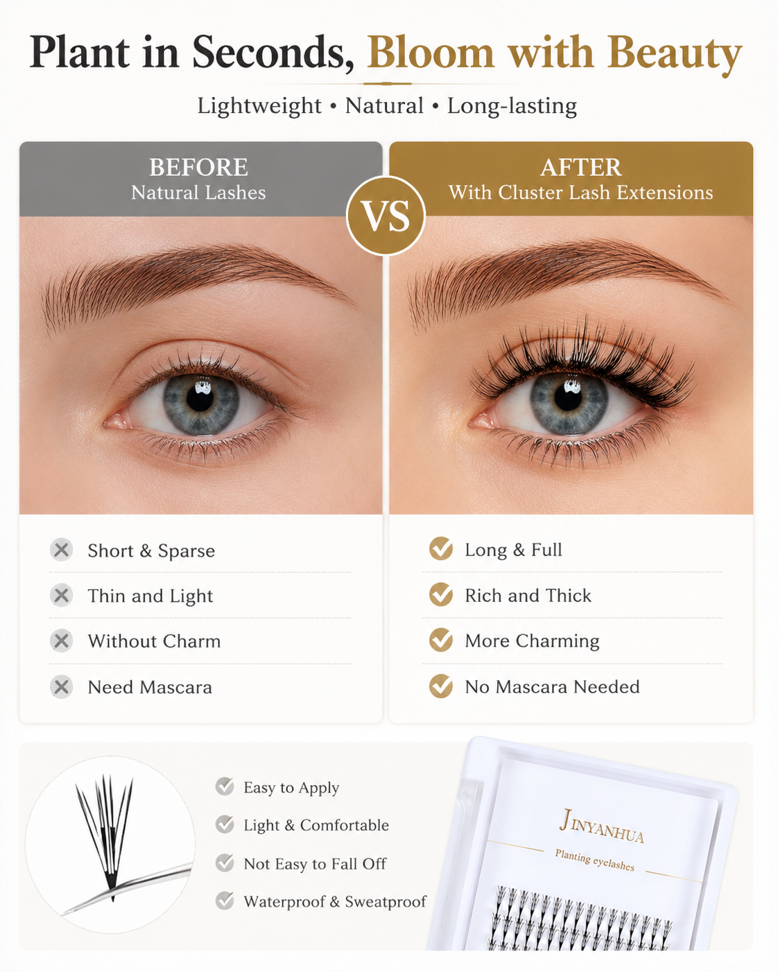 JINYANHUA Laser Print-Fine Feather