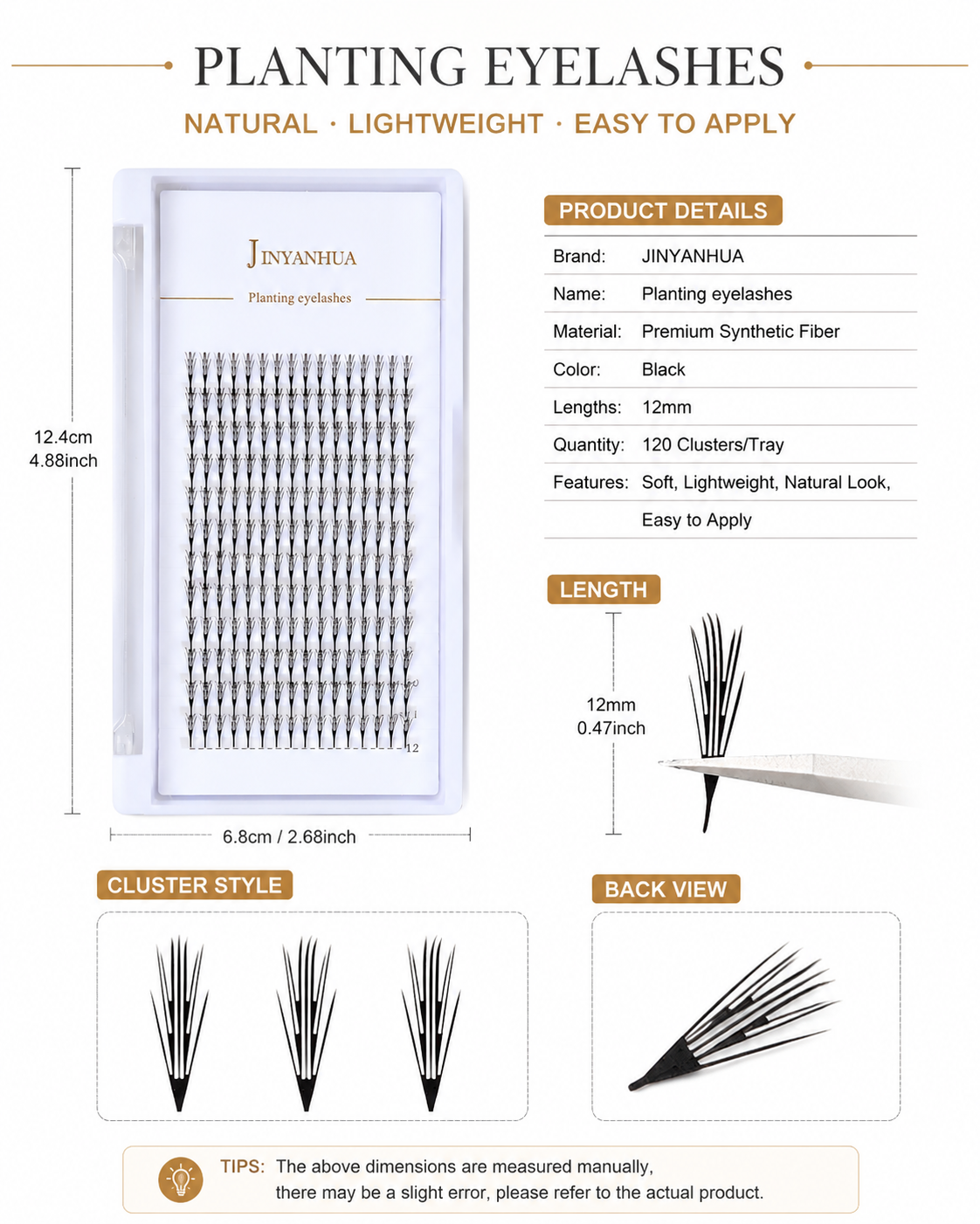 JINYANHUA Laser Print-Fine Feather