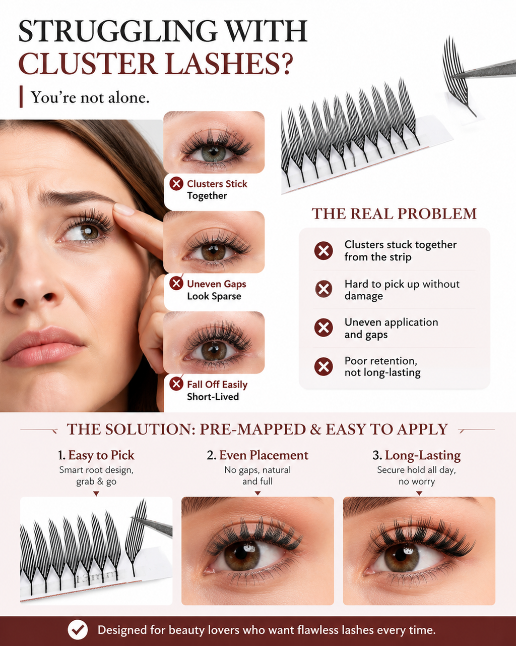 JINYANHUA Mixed Length 8-15mm Lashes-TopTip