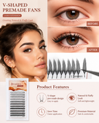 JINYANHUA Mixed Length 8-15mm Lashes-TopTip