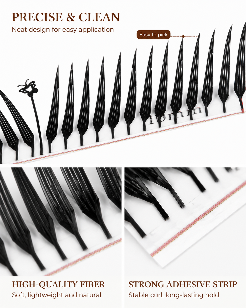 JINYANHUA Mixed Length 8-15mm Lashes-Butterfly