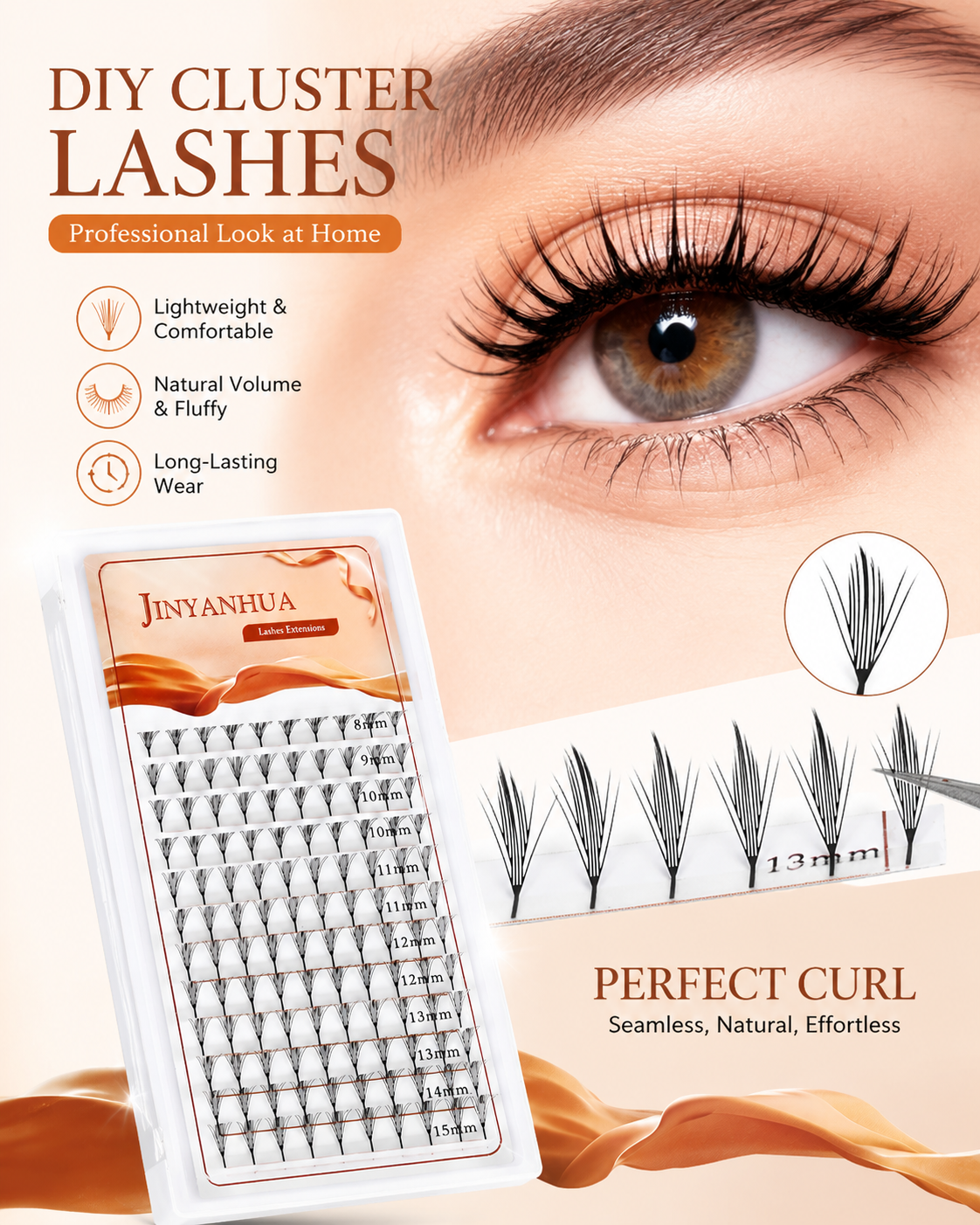 JINYANHUA Mixed Length 8-15mm Lashes-Wing2