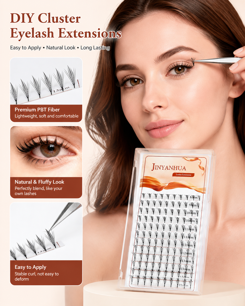 JINYANHUA Mixed Length 8-15mm Lashes-Wing2