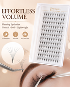 JINYANHUA 0.05mm 7D Tapered Long Stem False Lashes