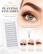 JINYANHUA 0.05mm 8D Tapered Long Stem False Lashes