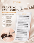JINYANHUA 0.05mm 8D Tapered Long Stem False Lashes