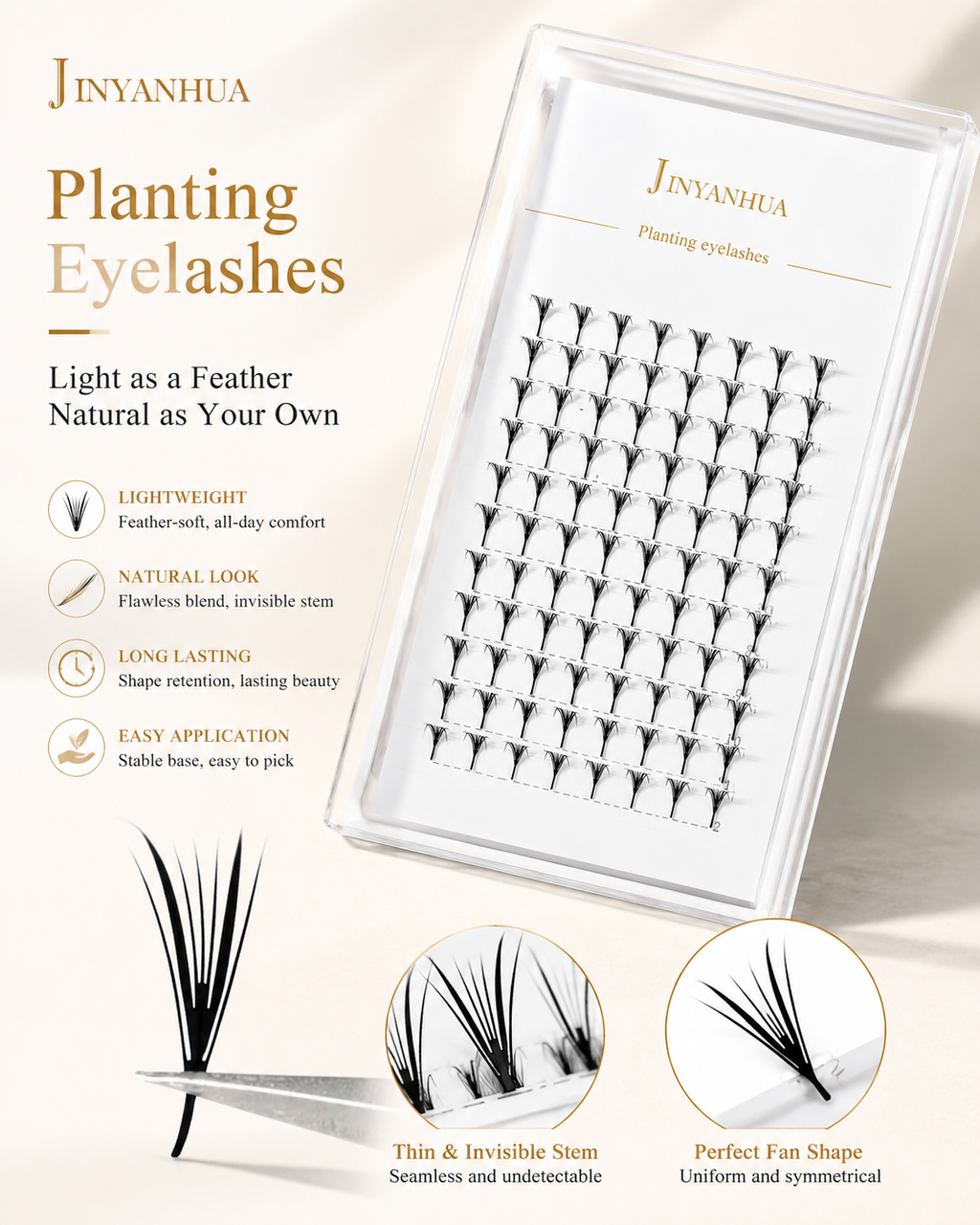 JINYANHUA Laser Print-9D Butterfly Wing