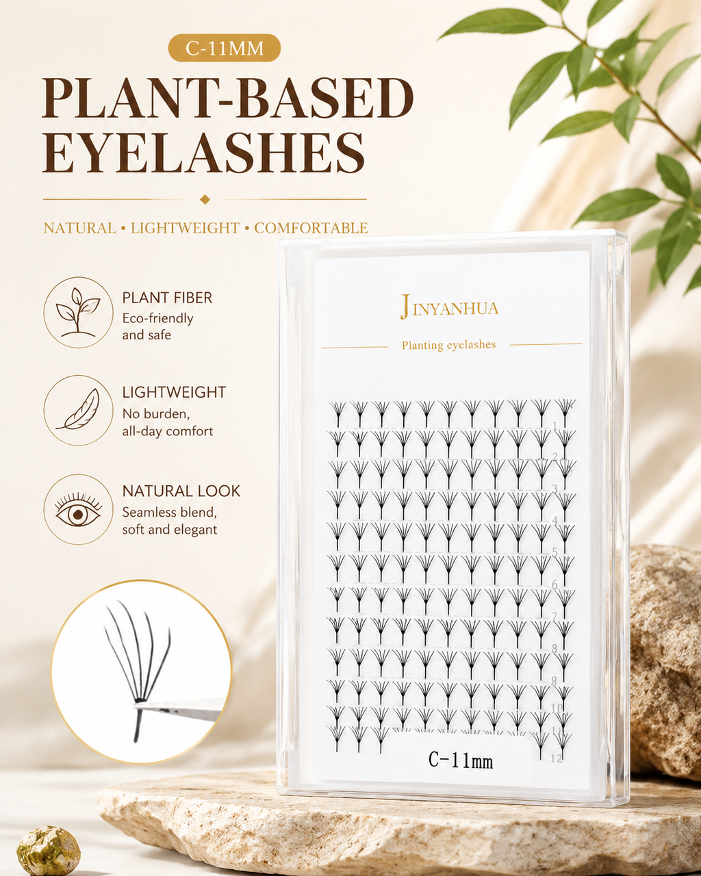 JINYANHUA Laser Print-Sea King 5-Leaf Clover