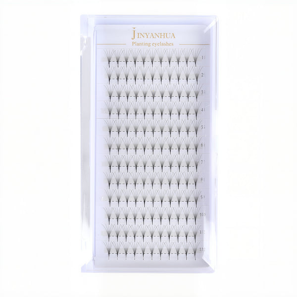 JINYANHUA 0.05mm 6D Tapered Long Stem False Lashes