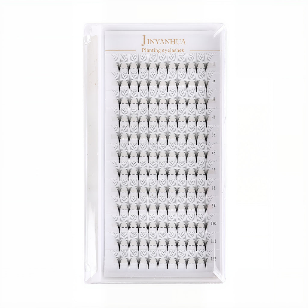 JINYANHUA 0.05mm 7D Tapered Long Stem False Lashes