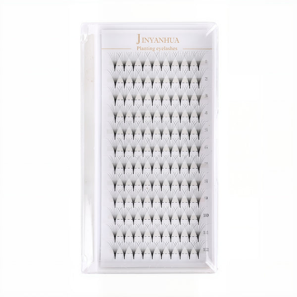 JINYANHUA 0.05mm 7D Tapered Long Stem False Lashes
